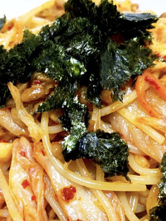 ニンニク納豆キムチパスタ-レシピのメイン写真