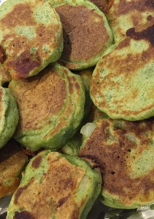 【幼児食】ブロッコリーのお食事パンケーキ-レシピのメイン写真
