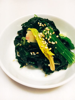 ちぢみほうれん草のナムル-レシピのメイン写真