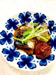 さば缶で梅煮-レシピのメイン写真