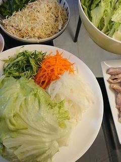 簡単!サムギョプサル風肉野菜巻き-レシピのメイン写真