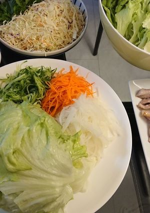 簡単！サムギョプサル風肉野菜巻き-レシピのメイン写真