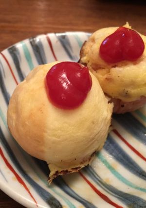 たこ焼き器で作るプチオムレツ-レシピのメイン写真