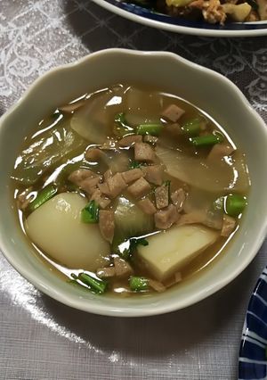 いわしつみれで蕪のあんかけ　-レシピのメイン写真