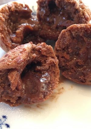 たこ焼き器で作るプチフォンダンショコラ-レシピのメイン写真