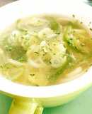 大豆ファースト！打ち豆のコンソメスープ