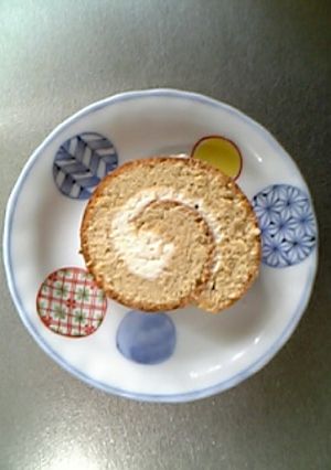 ほうじ茶のロールケーキ-レシピのメイン写真