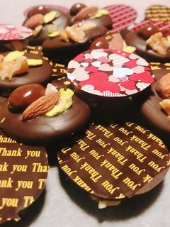 バレンタイン♡メダルチョコ 転写シート-レシピのメイン写真