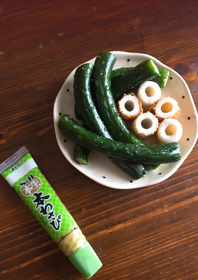 白だしで簡単！きゅうりのわさび漬け-レシピのメイン写真