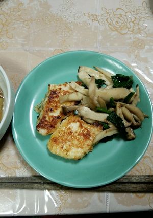 エリンギとほうれん草のおかか醤油炒め-レシピのメイン写真