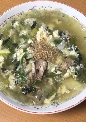 ラーメン汁で簡単スープ-レシピのメイン写真