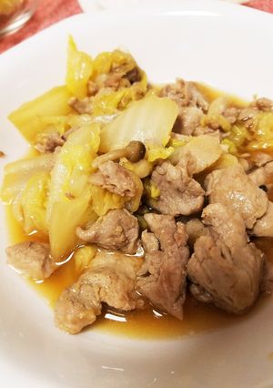 簡単☆豚肉と白菜のうま煮-レシピのメイン写真