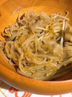 簡単豚肉もやしマーマレード焼肉のタレ炒め-レシピのメイン写真