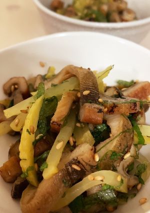 味付け不要☆穴子とたくあんの大葉和え-レシピのメイン写真
