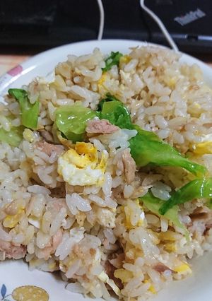 シーチキンとレタスのチャーハン-レシピのメイン写真