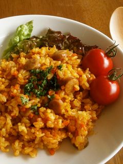 炊飯器でカレーピラフ-レシピのメイン写真