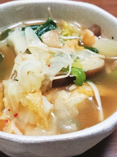 体もポカポカ温まるキムチ野菜スープ-レシピのメイン写真