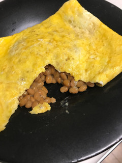 納豆オムレツ??-レシピのメイン写真