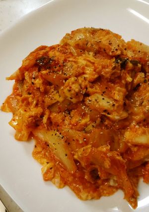 酸っぱいキムチde漬物ステーキ-レシピのメイン写真