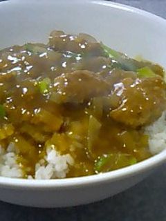 つくねとねぎのカレー丼-レシピのメイン写真