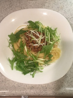 和風納豆パスタ-レシピのメイン写真