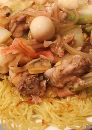 カリッと焼いた麺が絡むあんかけ焼きそば-レシピのメイン写真