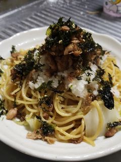ツナ缶と大根おろしの和風パスタ-レシピのメイン写真
