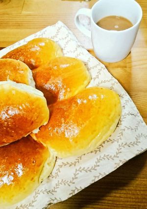 ほんわり、クリームパン！-レシピのメイン写真