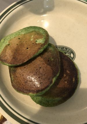 *ほうれん草のパンケーキ*-レシピのメイン写真