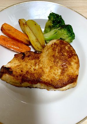 もうかざめのプライパン焼き-レシピのメイン写真