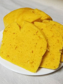 甘さ控えめかぼちゃの蒸しケーキ-レシピのメイン写真