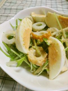❁さっぱり~な水菜サラダ❁-レシピのメイン写真