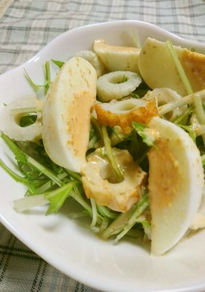 ❁さっぱり～な水菜サラダ❁-レシピのメイン写真