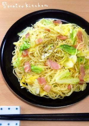 お家の調味料で＊キャベツの簡単塩焼きそば-レシピのメイン写真