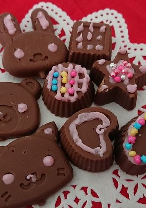 小学生が作る！かんたん基本のチョコ☆-レシピのメイン写真