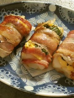 お餅のしそチーズベーコン巻き-レシピのメイン写真
