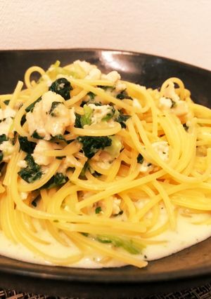 簡単☆さっぱり柚子胡椒クリームパスタ-レシピのメイン写真