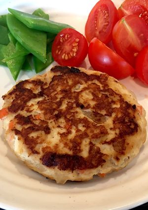 【外国で幼児食】豆腐ハンバーグ-レシピのメイン写真
