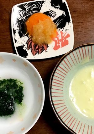 離乳食 初期 1食分の献立①-レシピのメイン写真