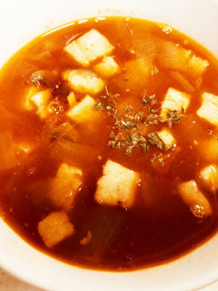 トマトとお豆のピリ辛スープ-レシピのメイン写真