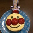 祝一歳☆アンパンマンケーキ・ご飯