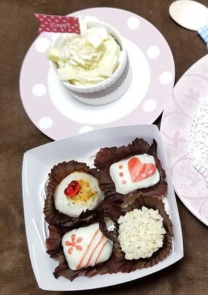 バレンタイン♥トリュフみたいなハンバーグ-レシピのメイン写真