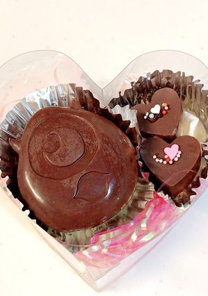 バレンタイン HM ナッツケーキチョコ-レシピのメイン写真