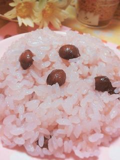 サクラ色♪炊飯器で炊くだけ黒豆酢飯♪-レシピのメイン写真