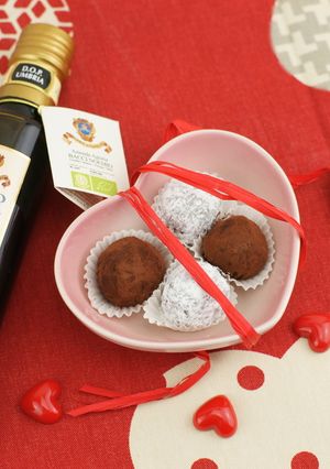 オリーブオイルで‼️トリュフチョコレート-レシピのメイン写真