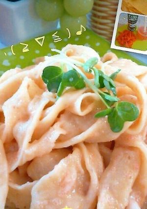 全粒粉＆モチ麦粉フェットチーネ♪-レシピのメイン写真