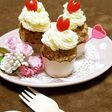 バレンタイン♥カップケーキ風ハンバーグ