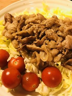 簡単●豚こまぎれ肉のトンテキソース炒め-レシピのメイン写真