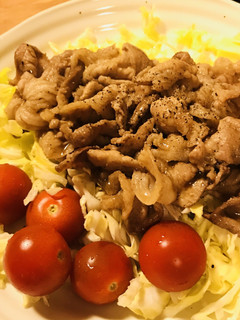 簡単●豚こまぎれ肉のトンテキソース炒め-レシピのメイン写真