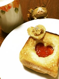 ♡トースト~バレンタイン-レシピのメイン写真